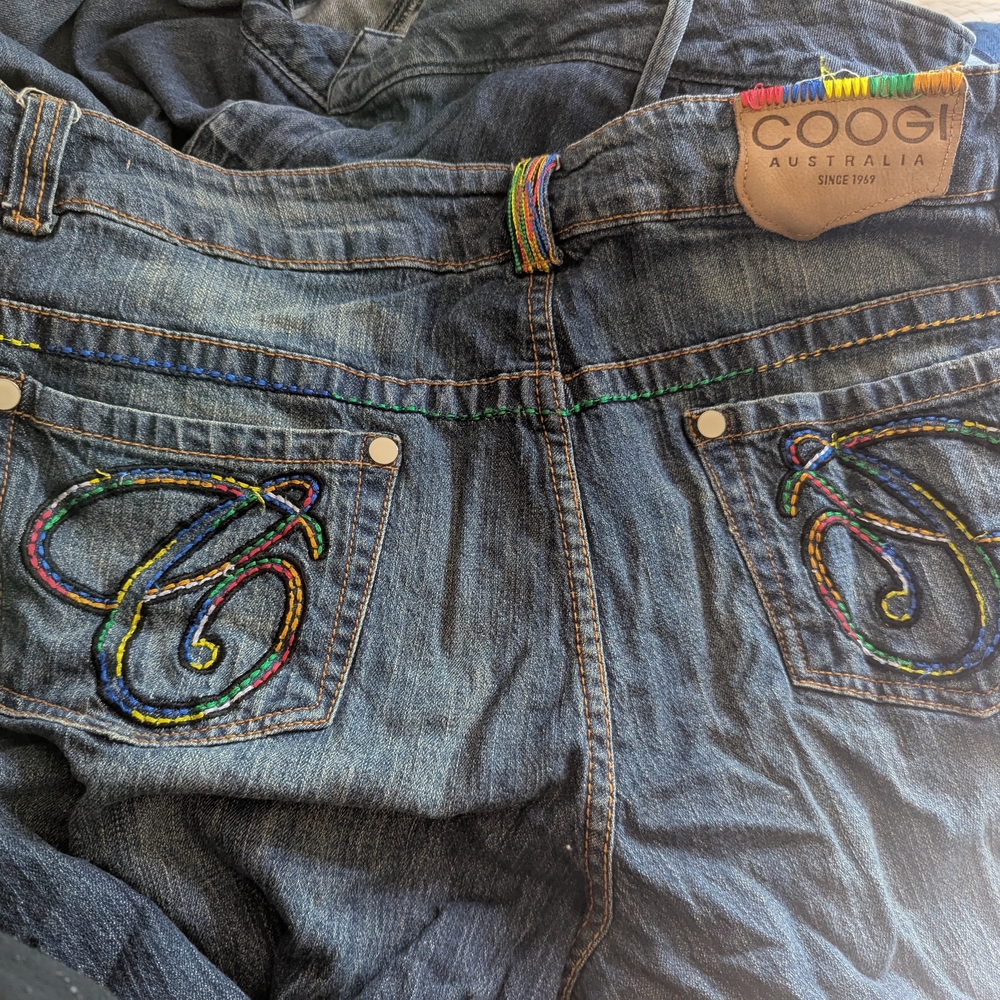 Coogi Australia Embroidered Denim Jeans